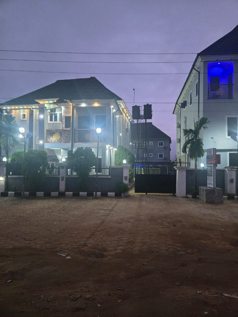 Magnus Hotel at twilight